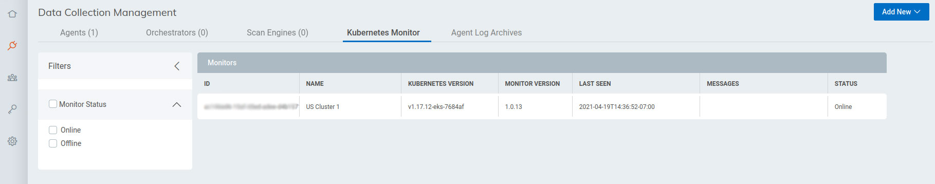 Kubernetes监视器中的运行状况和连接度量